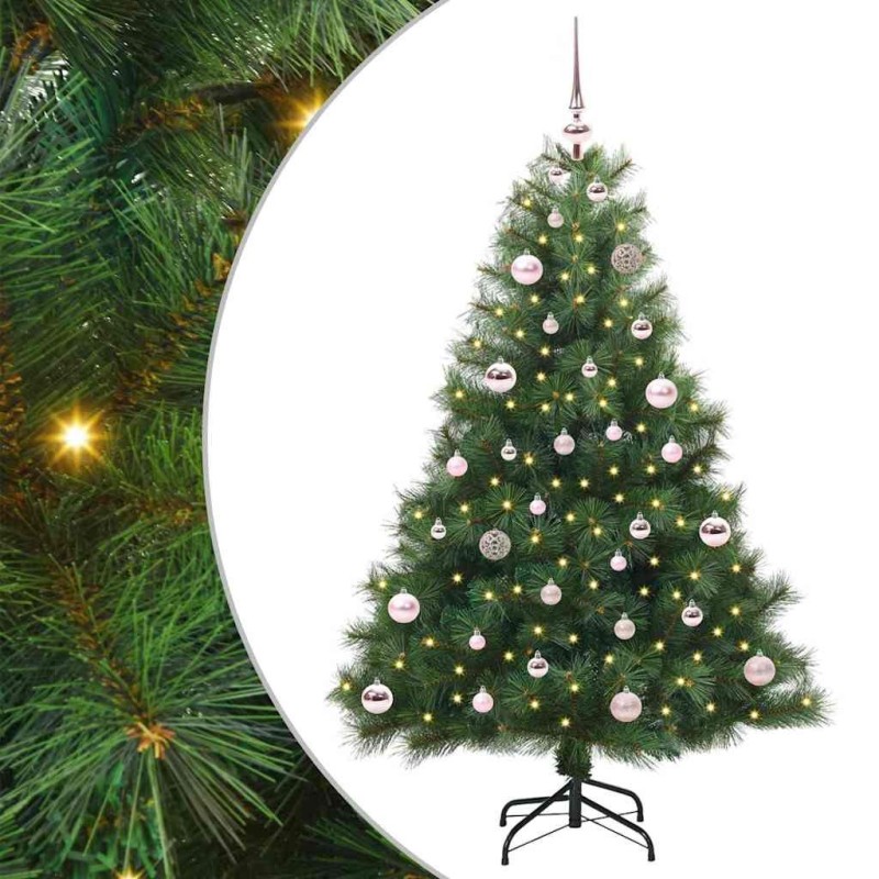 Sapin de Noël artificiel avec 150 LED Vert 150 cm PE et PVC 543872543872