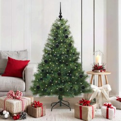 Sapin de Noël artificiel avec 150 LED Vert 150 cm PE et PVC 543873543873