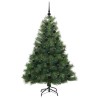 Sapin de Noël artificiel avec 150 LED Vert 150 cm PE et PVC 543873543873