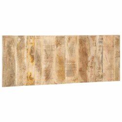  Tête de lit 140 cm bois de manguier brut massif 