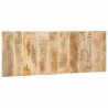  Tête de lit 140 cm bois de manguier brut massif 