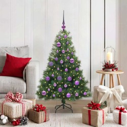 Sapin de Noël artificiel avec 150 LED Vert 120 cm PE et PVC 543882543882