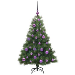 Sapin de Noël artificiel avec 150 LED Vert 120 cm PE et PVC 543882543882