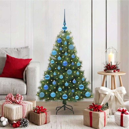 Sapin de Noël artificiel avec 150 LED Vert 120 cm PE et PVC 543883543883