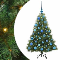 Sapin de Noël artificiel avec 150 LED Vert 120 cm PE et PVC 543883543883