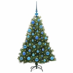 Sapin de Noël artificiel avec 150 LED Vert 120 cm PE et PVC 543883543883