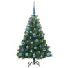Sapin de Noël artificiel avec 150 LED Vert 120 cm PE et PVC 543883543883