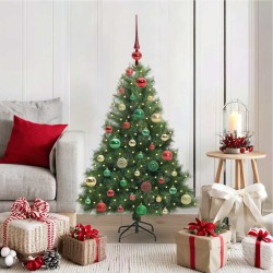 Sapin de Noël artificiel avec 150 LED Vert 120 cm PE et PVC 543884543884