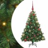 Sapin de Noël artificiel avec 150 LED Vert 120 cm PE et PVC 543884543884