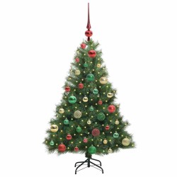 Sapin de Noël artificiel avec 150 LED Vert 120 cm PE et PVC 543884543884