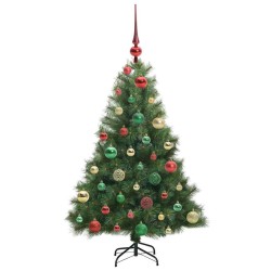 Sapin de Noël artificiel avec 150 LED Vert 120 cm PE et PVC 543884543884