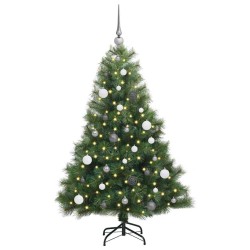 Sapin de Noël artificiel avec 150 LED Vert 150 cm PE et PVC 543886543886