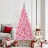 Sapin de Noël artificiel pré-éclairé Rose 180 cm PVC 543900543900