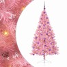 Sapin de Noël artificiel pré-éclairé Rose 180 cm PVC 543900543900