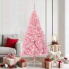 Sapin de Noël artificiel pré-éclairé Rose 180 cm PVC 543909543909