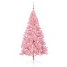 Sapin de Noël artificiel pré-éclairé Rose 180 cm PVC 543909543909