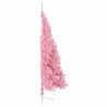 Sapin de Noël artificiel pré-éclairé Rose 210 cm PVC 543912543912
