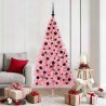 Sapin de Noël artificiel pré-éclairé Rose 180 cm PVC 543914543914