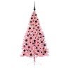 Sapin de Noël artificiel pré-éclairé Rose 180 cm PVC 543914543914