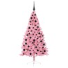 Sapin de Noël artificiel pré-éclairé Rose 180 cm PVC 543914543914