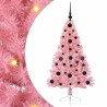 Sapin de Noël artificiel pré-éclairé Rose 120 cm PVC 543917543917
