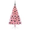 Sapin de Noël artificiel pré-éclairé Rose 120 cm PVC 543917543917