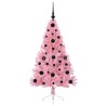 Sapin de Noël artificiel pré-éclairé Rose 120 cm PVC 543917543917