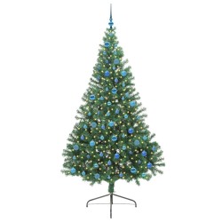 Sapin de Noël artificiel pré-éclairé Vert 240 cm PVC 543918543918