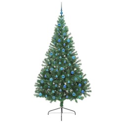 Sapin de Noël artificiel pré-éclairé Vert 240 cm PVC 543918543918