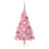 Sapin de Noël artificiel pré-éclairé Rose 120 cm PVC 543919543919