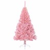 Sapin de Noël artificiel pré-éclairé Rose 120 cm PVC 543921543921