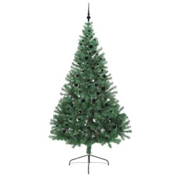 Sapin de Noël artificiel pré-éclairé Vert 240 cm PVC 543922543922