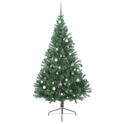 Sapin de Noël artificiel pré-éclairé Vert 240 cm PVC 543924543924