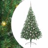 Sapin de Noël artificiel pré-éclairé Vert 210 cm PVC 543925543925
