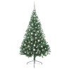 Sapin de Noël artificiel pré-éclairé Vert 210 cm PVC 543925543925