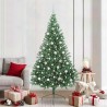Sapin de Noël artificiel pré-éclairé Vert 210 cm PVC 543926543926