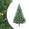 Sapin de Noël artificiel pré-éclairé Vert 210 cm PVC 543926543926
