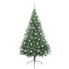 Sapin de Noël artificiel pré-éclairé Vert 210 cm PVC 543926543926