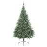 Sapin de Noël artificiel pré-éclairé Vert 240 cm PVC 543930543930