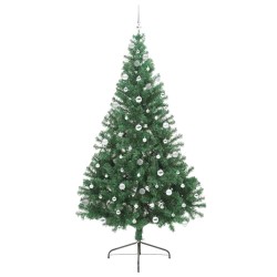 Sapin de Noël artificiel pré-éclairé Vert 240 cm PVC 543931543931