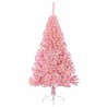 Sapin de Noël artificiel pré-éclairé Rose 180 cm PVC 543941543941