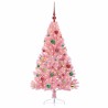 Sapin de Noël artificiel pré-éclairé Rose 150 cm PVC 543942543942