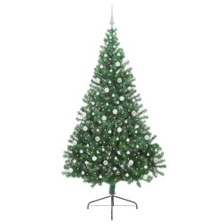 Sapin de Noël artificiel pré-éclairé Vert 240 cm PVC 543943543943