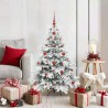 Sapin de Noël artificiel avec 150 LED Blanc 120 cm PE et PVC 543947543947