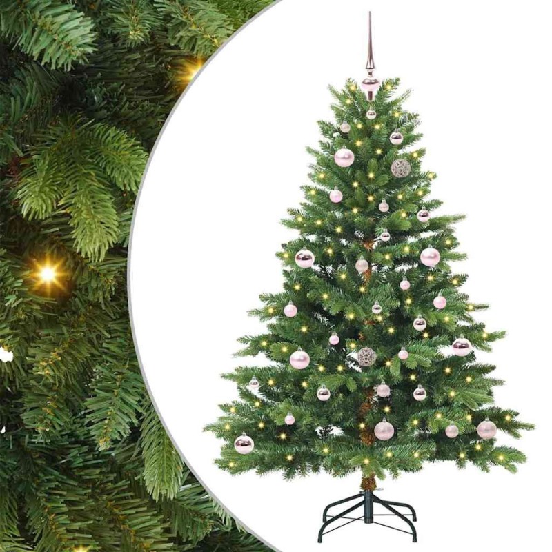 Sapin de Noël artificiel avec 150 LED Vert 150 cm PE et PVC 543948543948