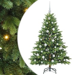 Sapin de Noël artificiel avec 150 LED Vert 150 cm PE et PVC 543949543949