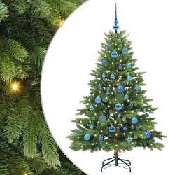 Sapin de Noël artificiel avec 150 LED Vert 150 cm PE et PVC 543953543953