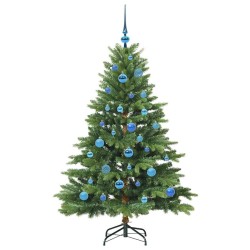 Sapin de Noël artificiel avec 150 LED Vert 150 cm PE et PVC 543953543953