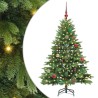 Sapin de Noël artificiel avec 150 LED Vert 150 cm PE et PVC 543954543954
