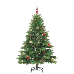 Sapin de Noël artificiel avec 150 LED Vert 150 cm PE et PVC 543954543954